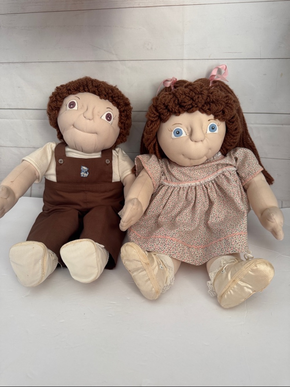 Vintage Handmade Soft Sculpture Dolls Cabbage Patch Clones Little People